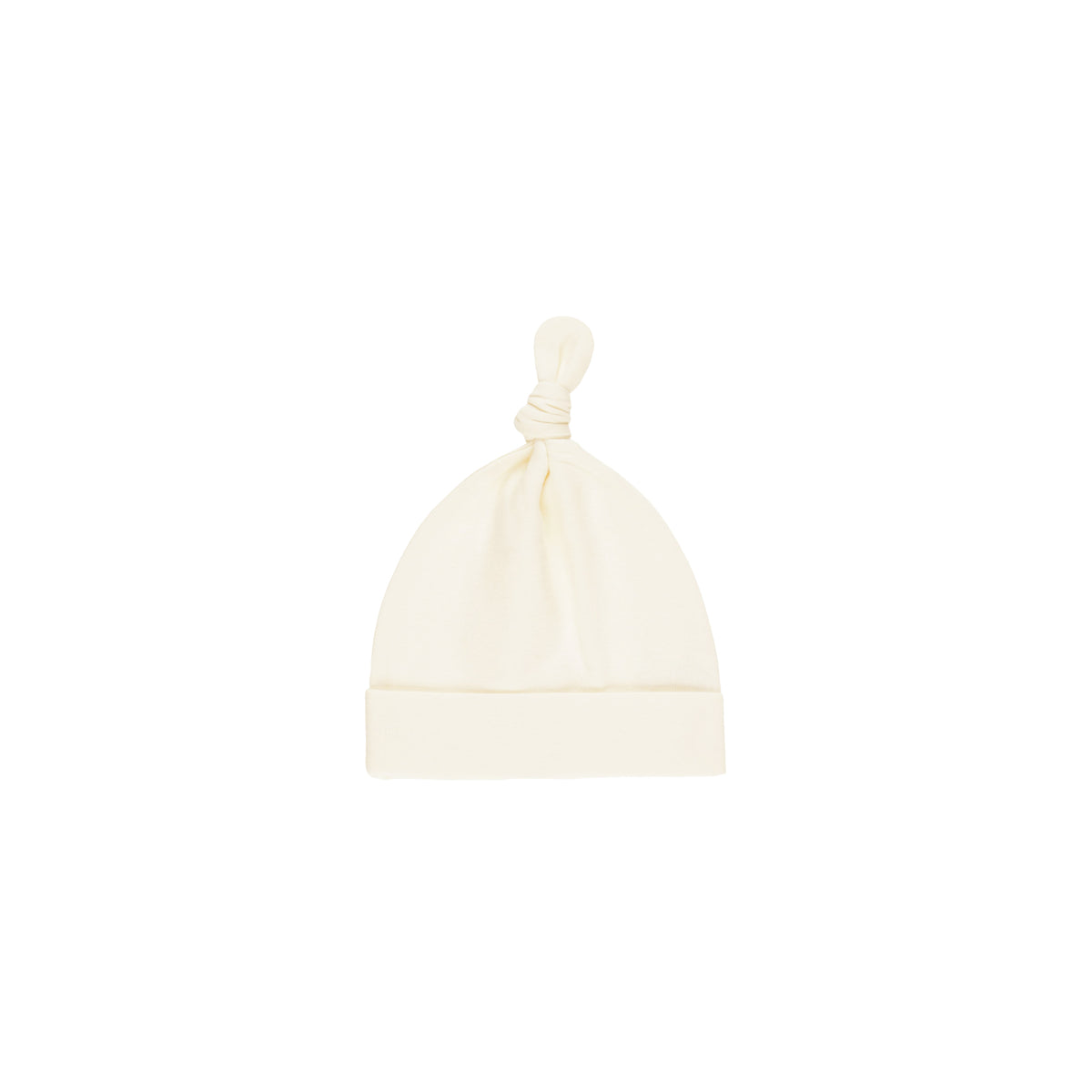 White baby hat on a white background