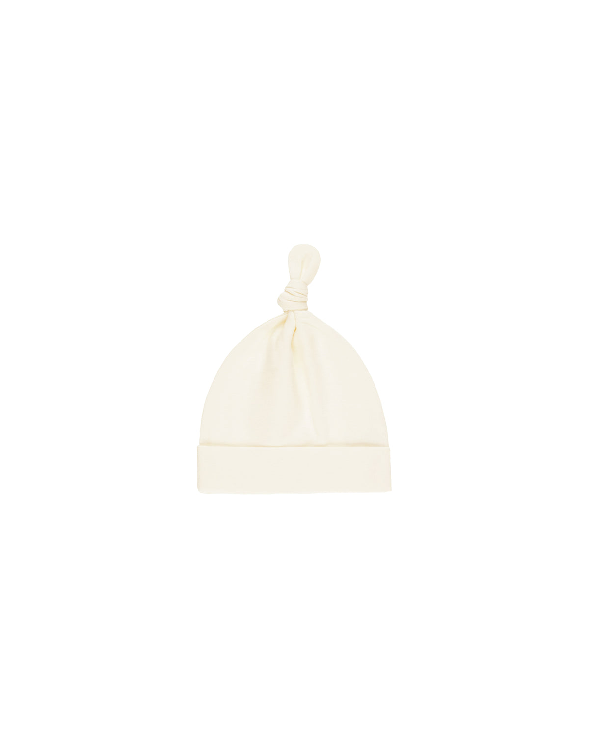 White baby hat on a white background