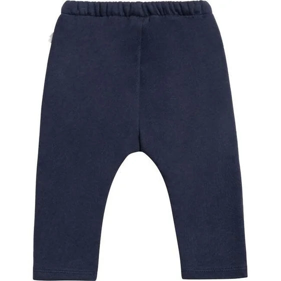 Sunshine and Cloud Knee Patch Baby Harem Pants - Navy by Mon Coeur FINAL SALE