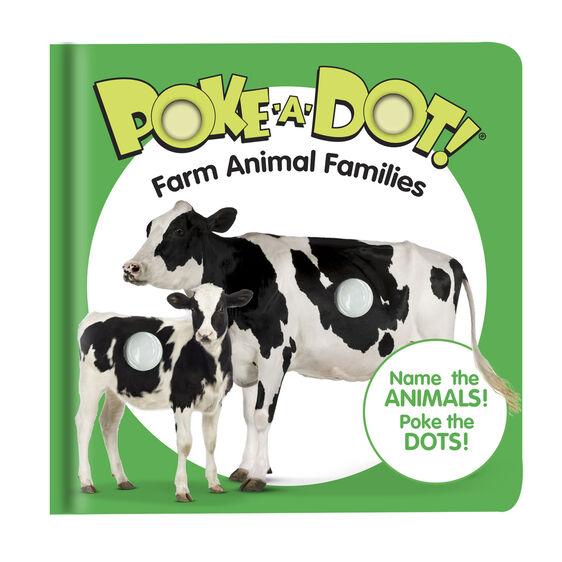 Poke-A-Dot Book - Farm Animal Families Books Melissa + Doug   