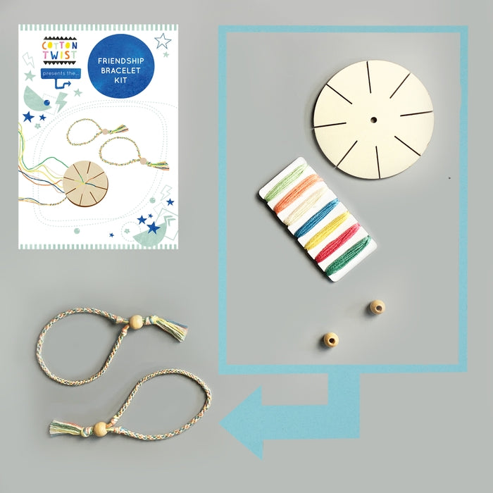 Make Your Own Friendship Bracelet Kit by Cotton Twist Toys Cotton Twist