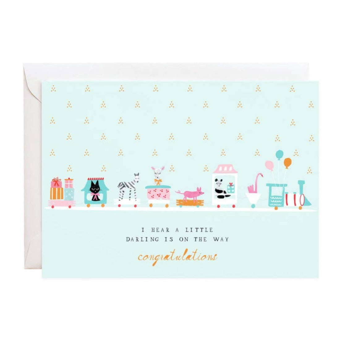 Choo Choo Train Card by Mr. Boddington's Studio Paper Goods + Party Supplies Mr. Boddington