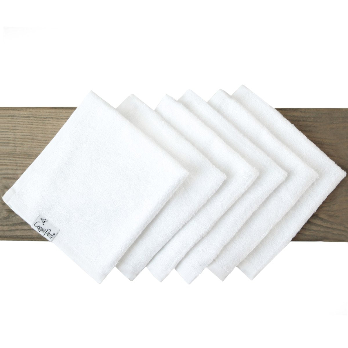 Ultra Soft 6 Pack Wash Cloths - Dove by Copper Pearl Bath + Potty Copper Pearl
