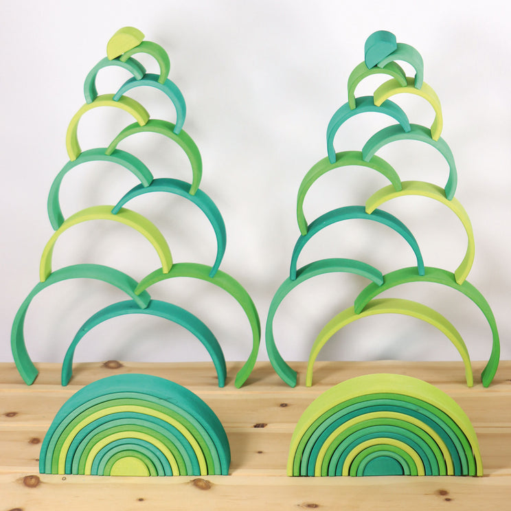 Large Rainbow - Forest Green by Grimm's Toys Grimm's