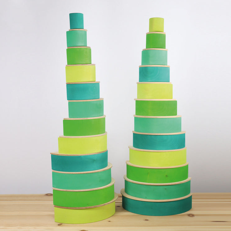 Large Rainbow - Forest Green by Grimm's Toys Grimm's