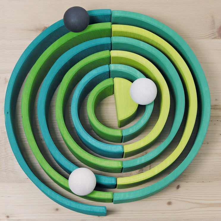 Large Rainbow - Forest Green by Grimm's Toys Grimm's