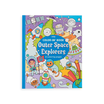 Color-in Book - Outer Space Explorers by OOLY Toys OOLY   