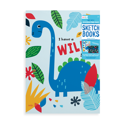 Doodle Pad Duo Sketchbooks - Dino Days by OOLY Toys OOLY   