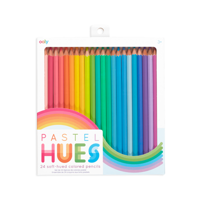 Pastel Hues Colored Pencils - Set of 24 by Ooly Toys OOLY   