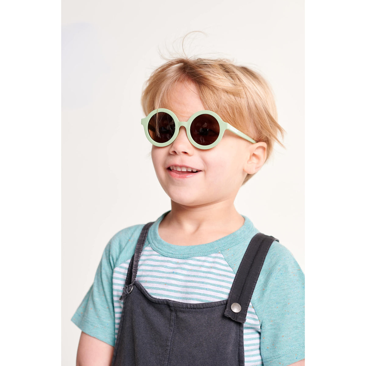 Euro Round Sunglasses - All the Rage Sage with Amber Lens by Babiators Accessories Babiators