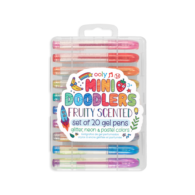 Mini Doodlers Fruity Scented Gel Pens - Set of 20 by OOLY Toys OOLY   