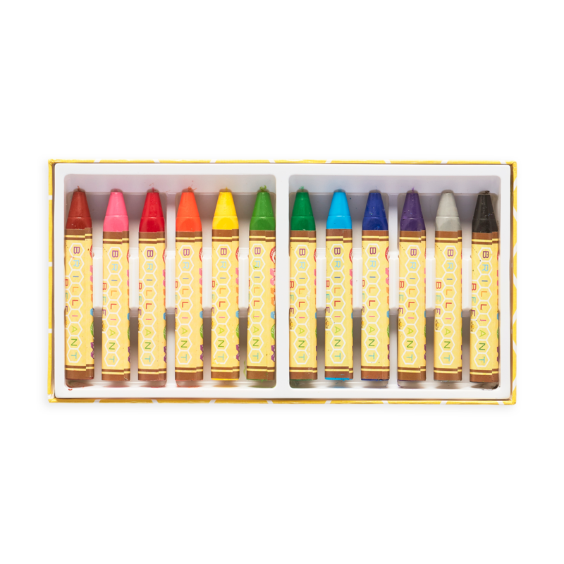 Brilliant Bee Crayons - Set of 12 by OOLY Toys OOLY