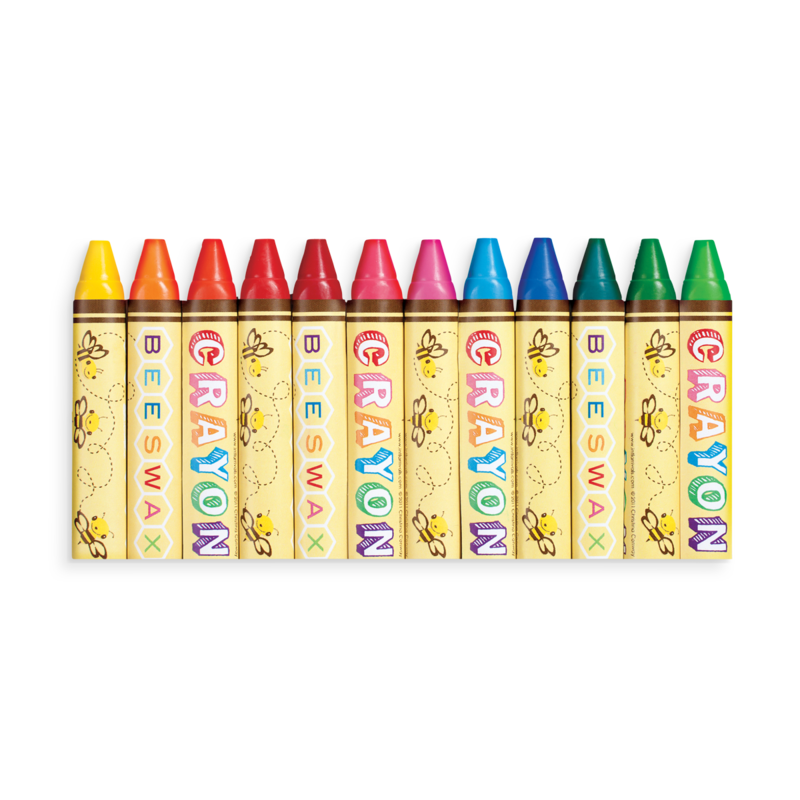 Brilliant Bee Crayons - Set of 12 by OOLY Toys OOLY