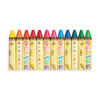 Brilliant Bee Crayons - Set of 12 by OOLY Toys OOLY   