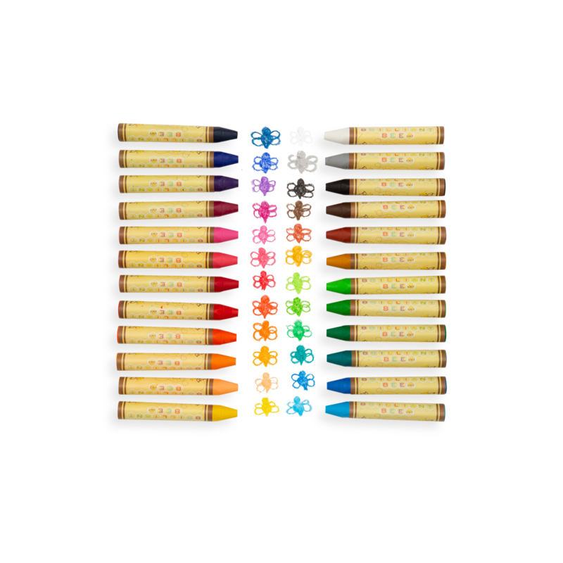 Brilliant Bee Crayons - Set of 24 by OOLY Toys OOLY