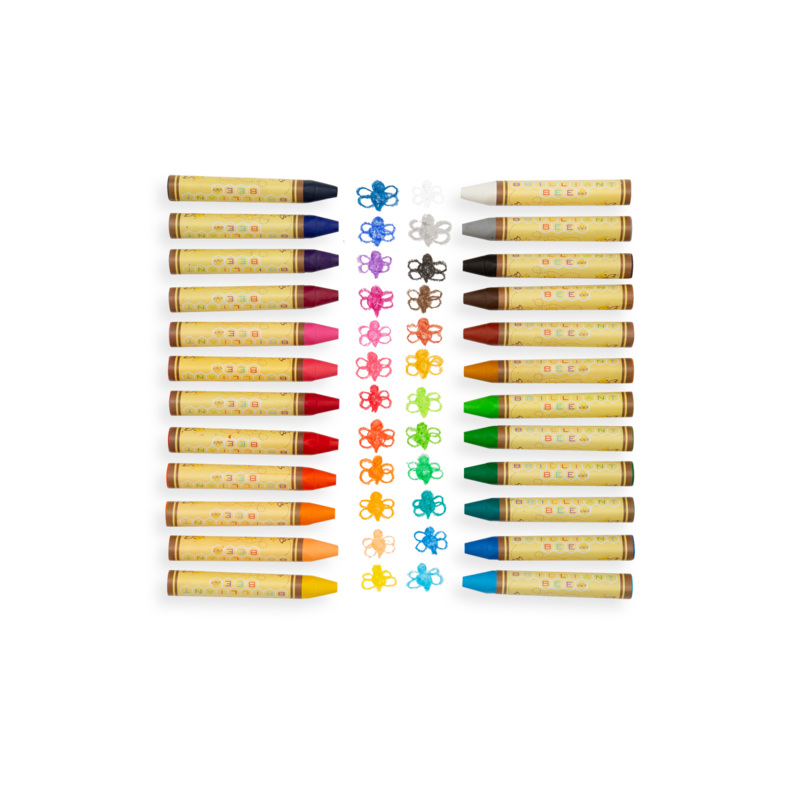 Brilliant Bee Crayons - Set of 24 by OOLY Toys OOLY   