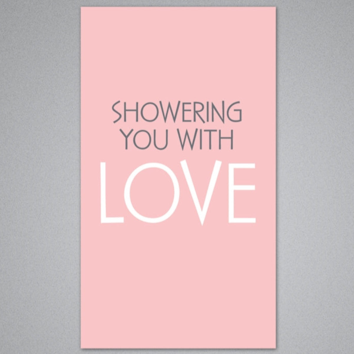 Showering You With Love Enclosure Card by Breathless Paper Co. Paper Goods + Party Supplies Breathless Paper Co.
