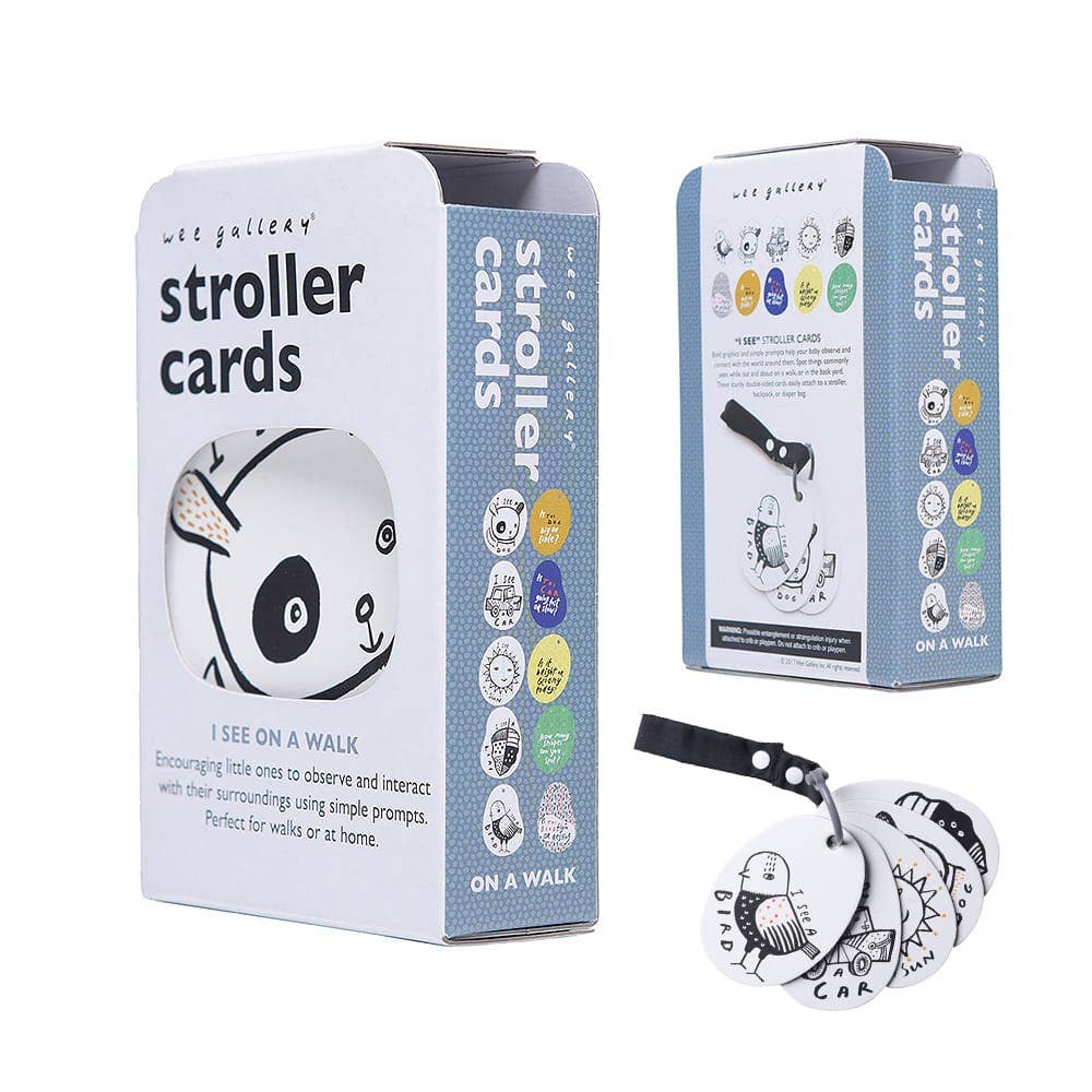 Stroller Cards - I See on a Walk by Wee Gallery Toys Wee Gallery