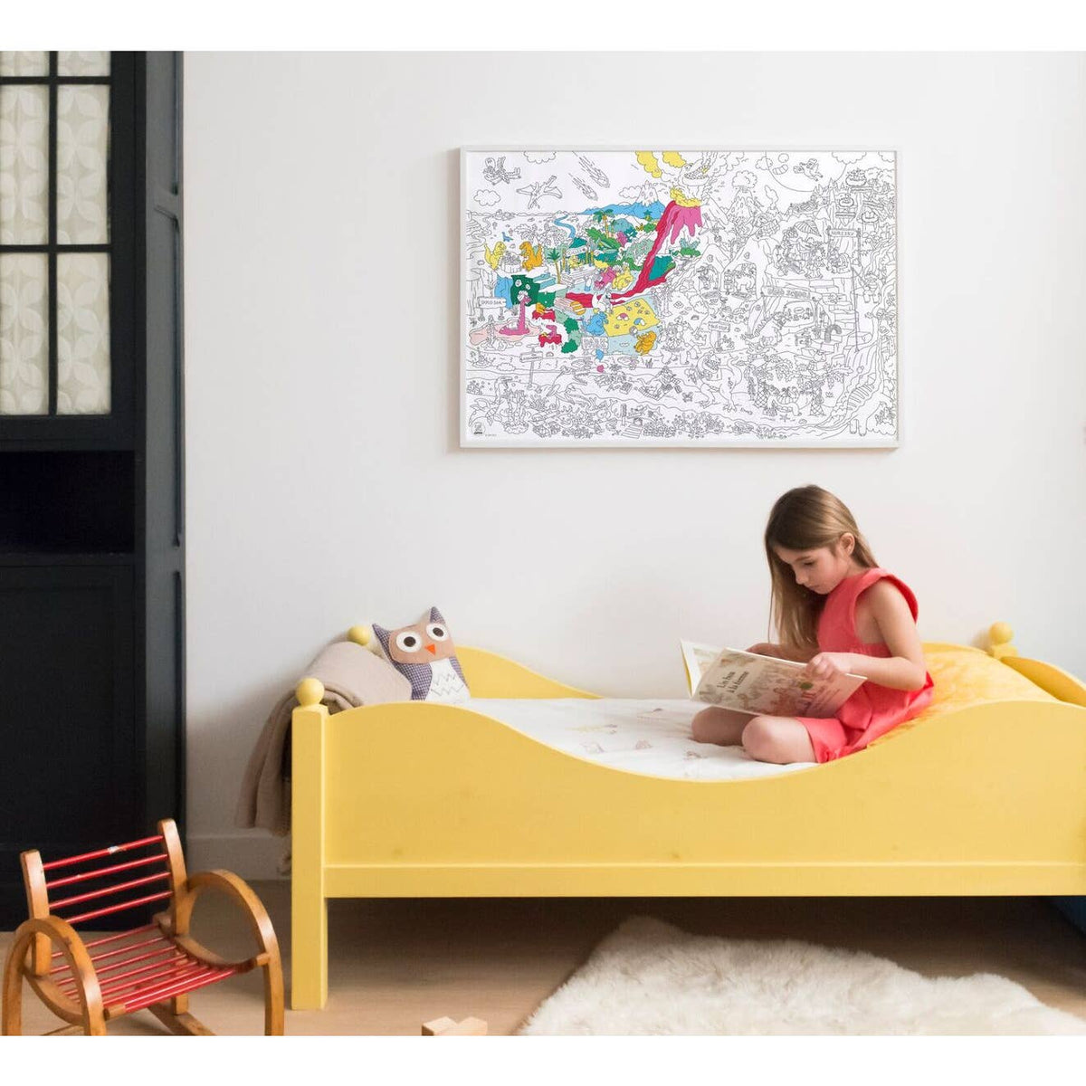 Giant Coloring Poster - Dinos by OMY Toys OMY
