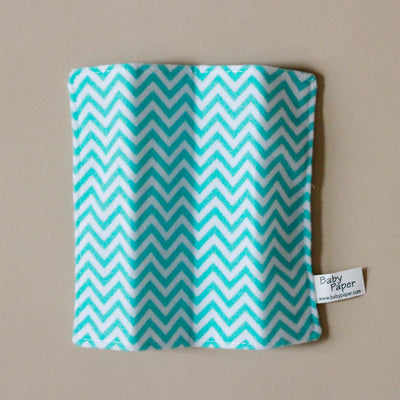 Baby Paper - Turquoise Zig Zag Toys Baby Paper   