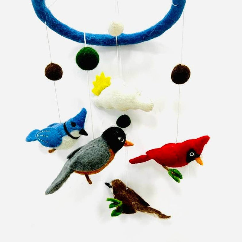 Wool Mobile - Birds by The Winding Road