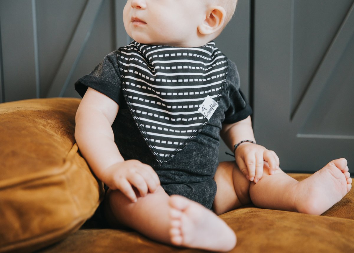 Single Bandana Bib - Diesel by Copper Pearl Nursing + Feeding Copper Pearl