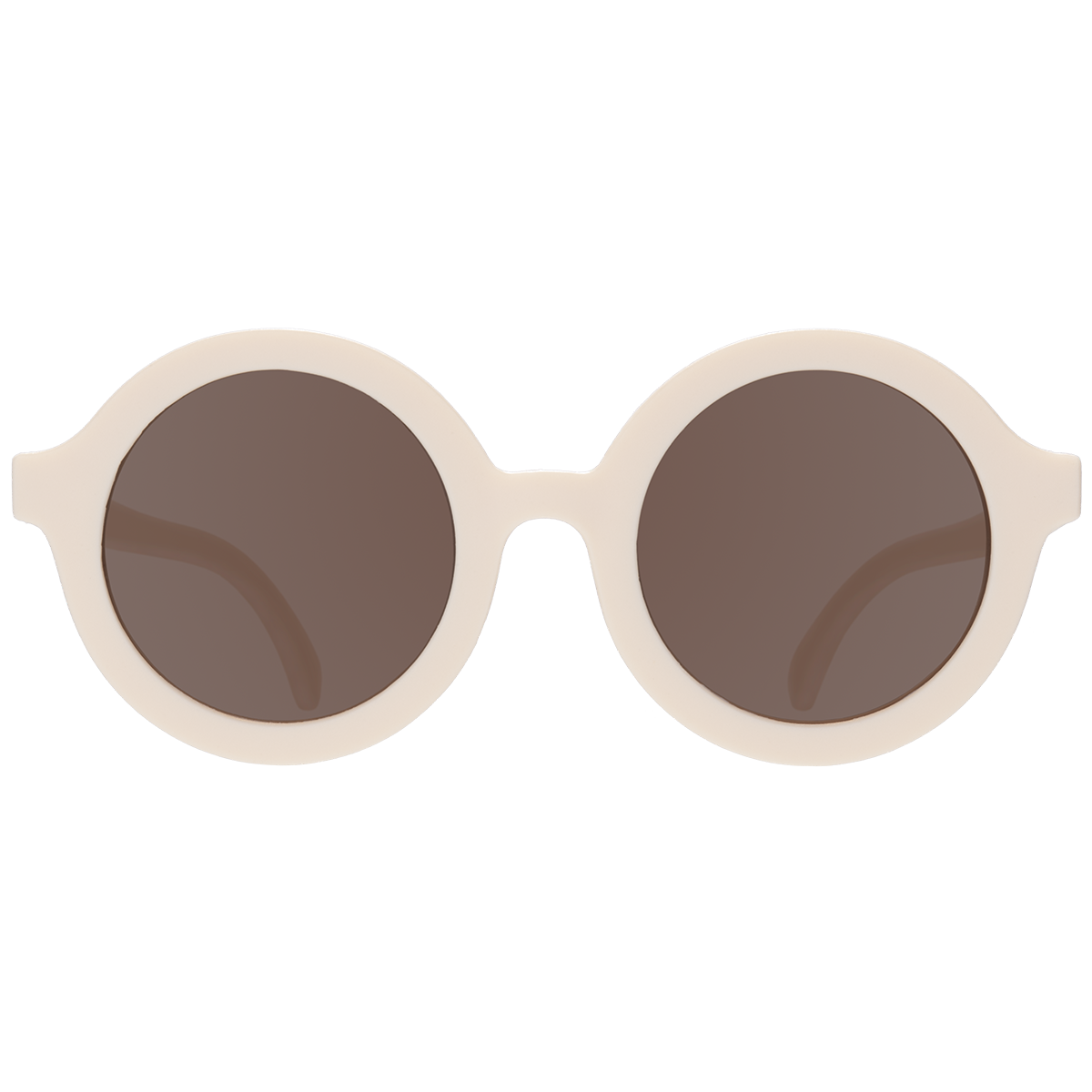 Euro Round Sunglasses - Sweet Cream with Amber Lens by Babiators Accessories Babiators