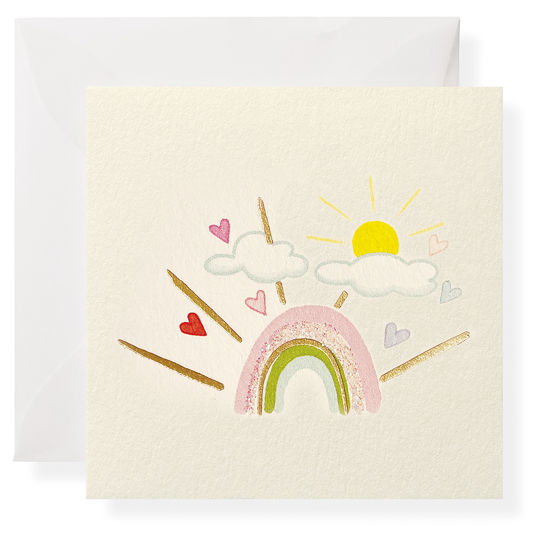 Rainbow Enclosure Card by Karen Adams Designs Paper Goods + Party Supplies Karen Adams Designs