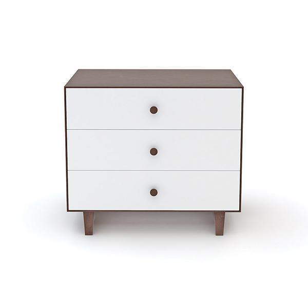Rhea 3 Drawer Dresser - Walnut / White by Oeuf Furniture Oeuf   