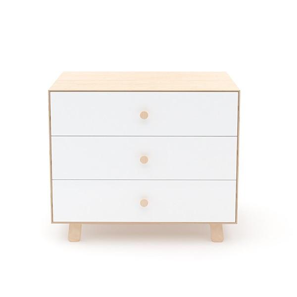 Sparrow 3 Drawer Dresser - Birch / White by Oeuf Furniture Oeuf