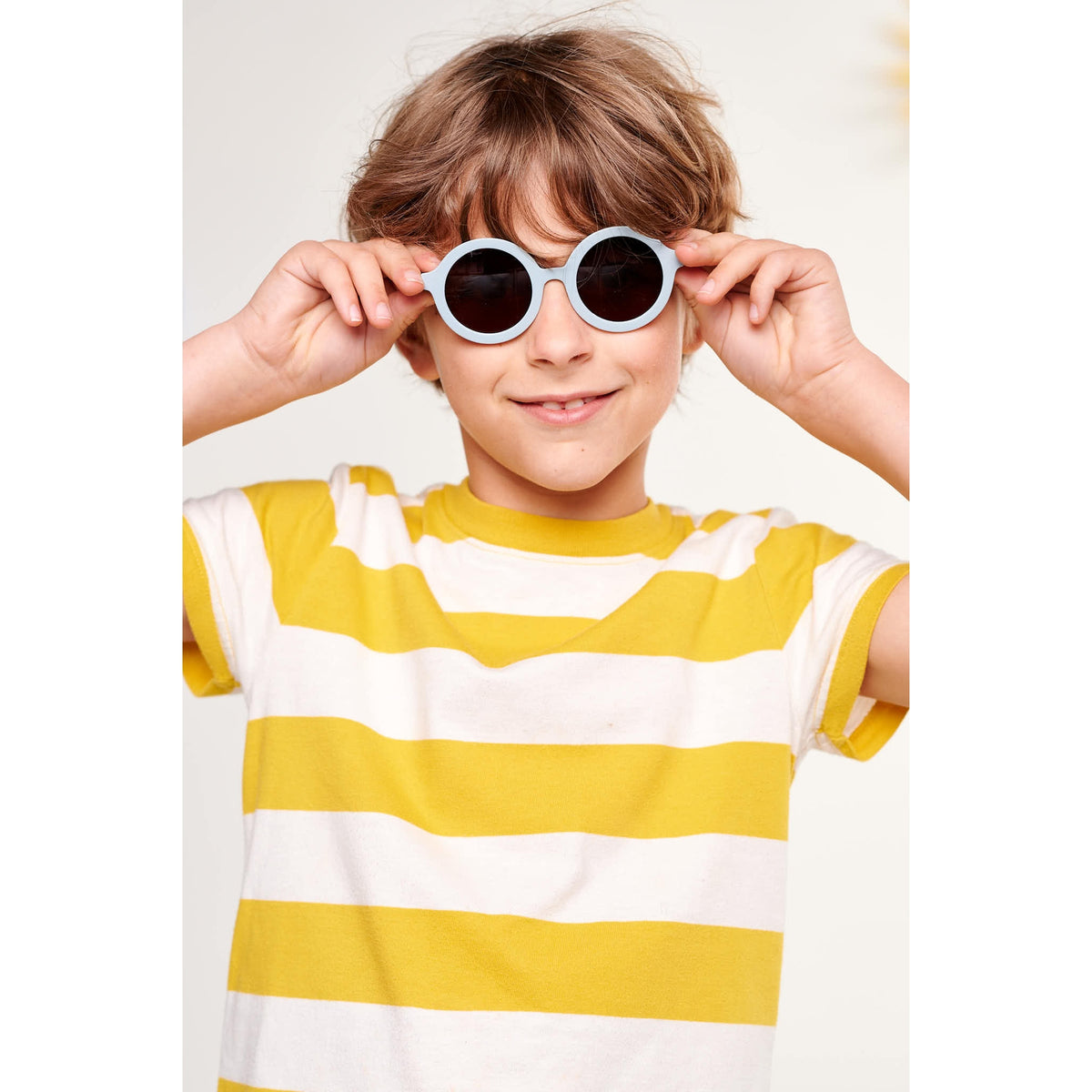 Euro Round Sunglasses - Into the Mist with Amber Lens by Babiators Accessories Babiators