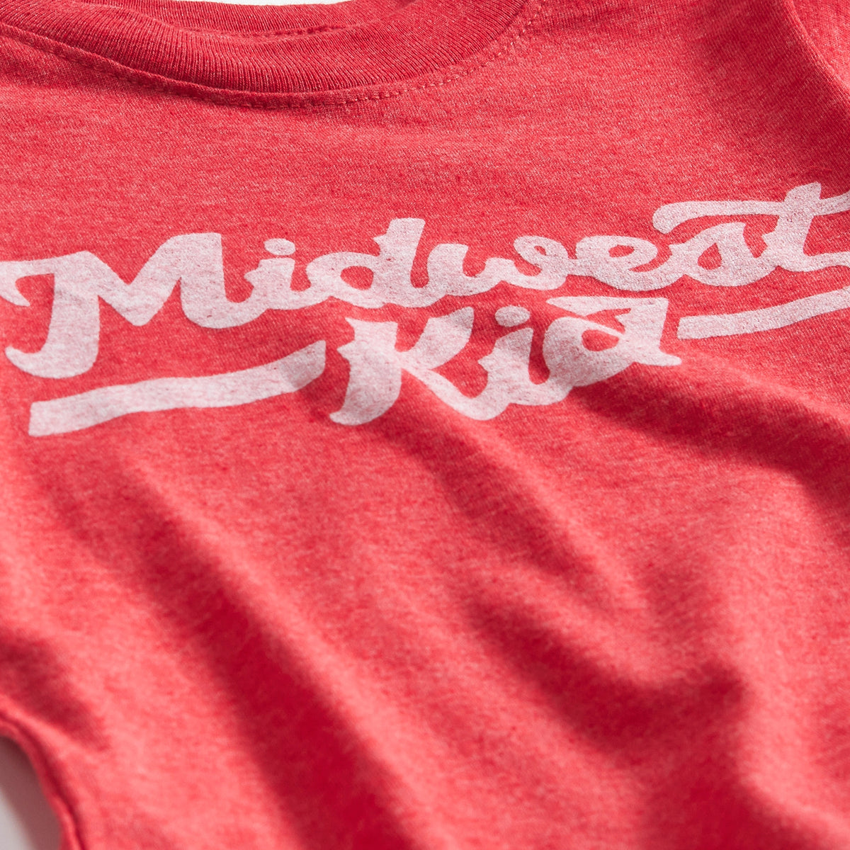 Midwest Kid Tee - Heather Red by Orchard Street Apparel Apparel Orchard Street Apparel