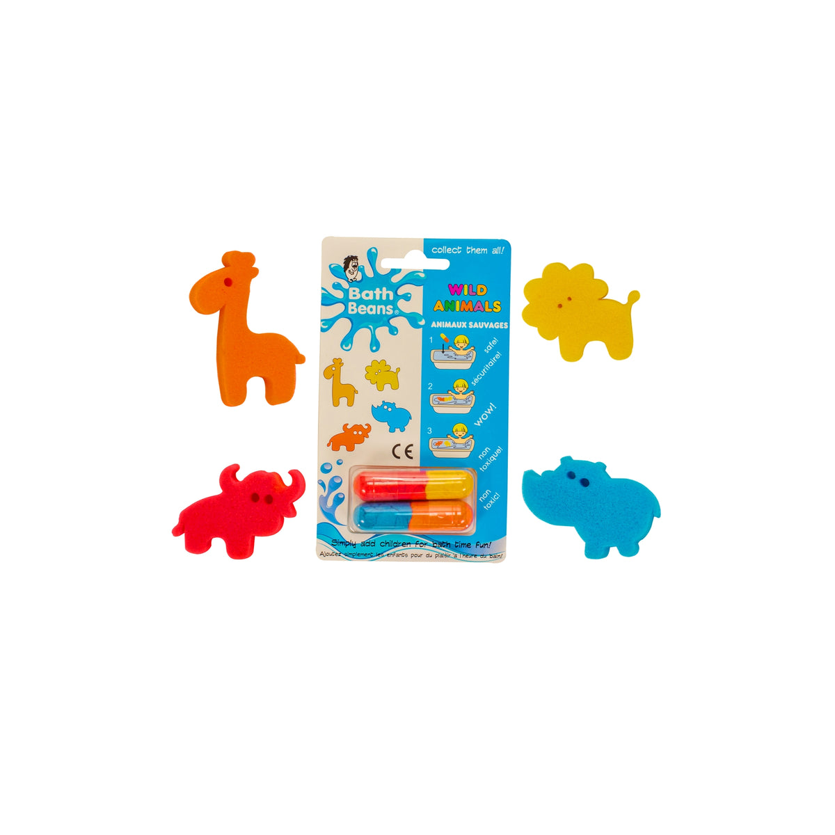 Bath Beans Bath + Potty The Bean People Wild Animals