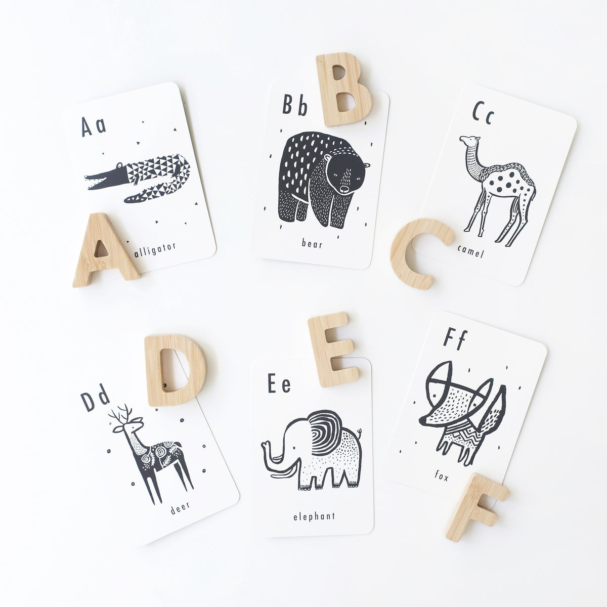Animal Alphabet Cards by Wee Gallery Toys Wee Gallery