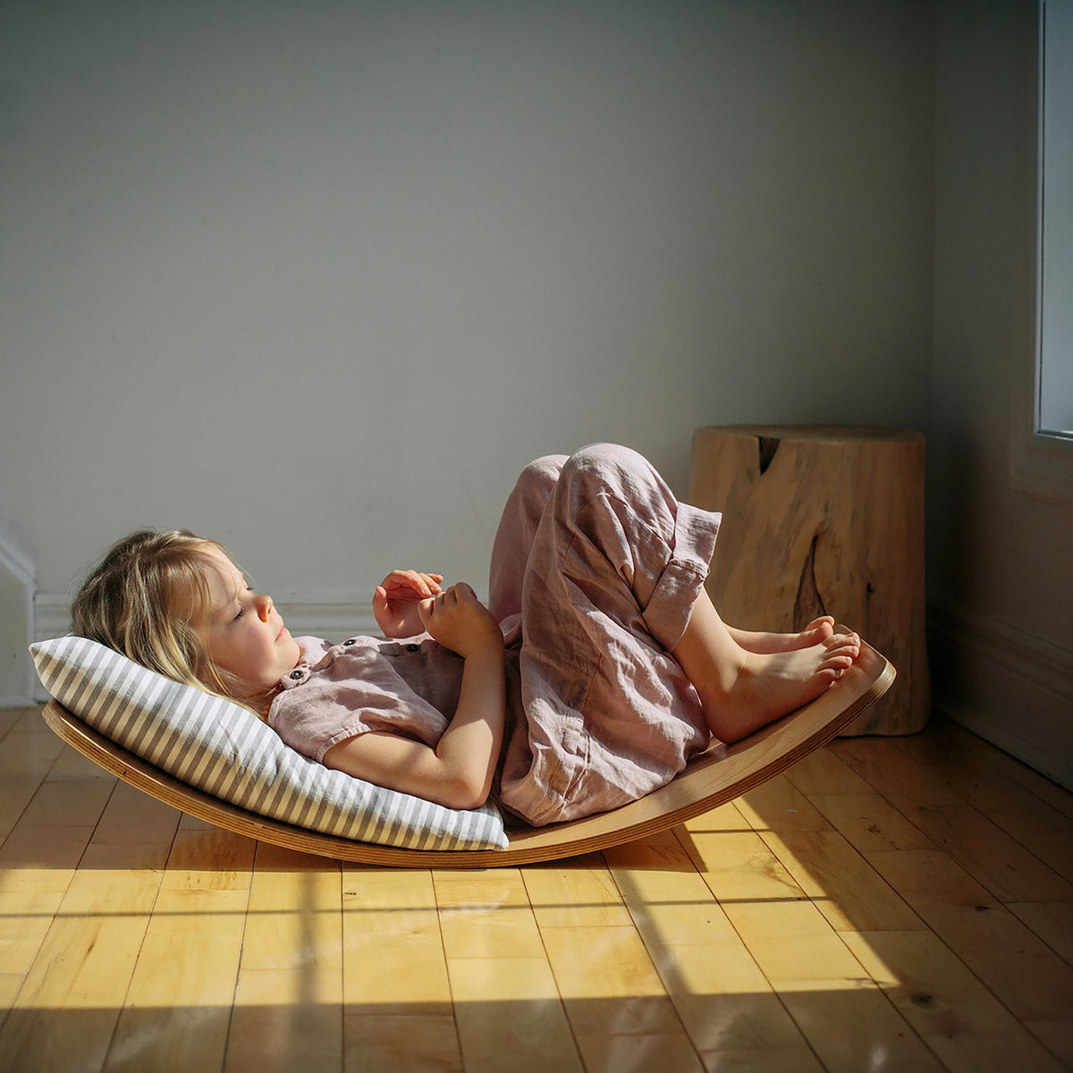 Kinderboard Balance Board Waldorf Original - Natural by Kinderfeets Toys Kinderfeets