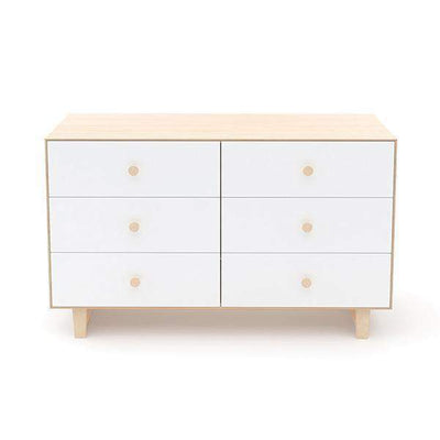 Rhea 6 Drawer Dresser - Birch / White by Oeuf Furniture Oeuf   