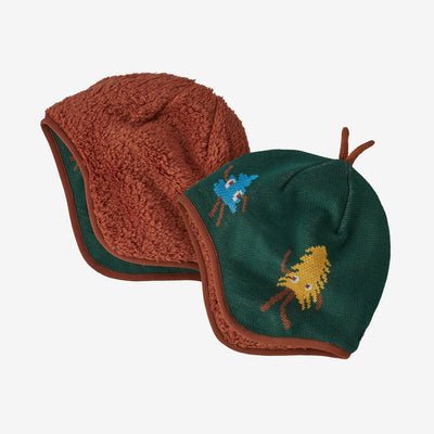 Baby Reversible Beanie - Joshua and Friends Knit Pinyon Green by Patagonia Accessories Patagonia   
