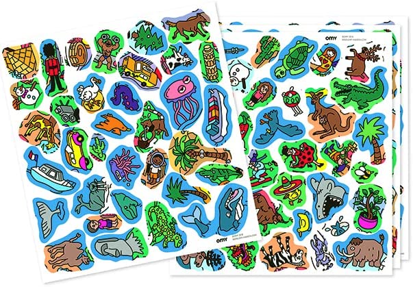 Atlas Giant Poster & Stickers by OMY Toys OMY