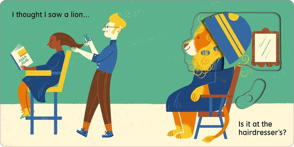 I Thought I Saw A Lion - Board Book Books Random House