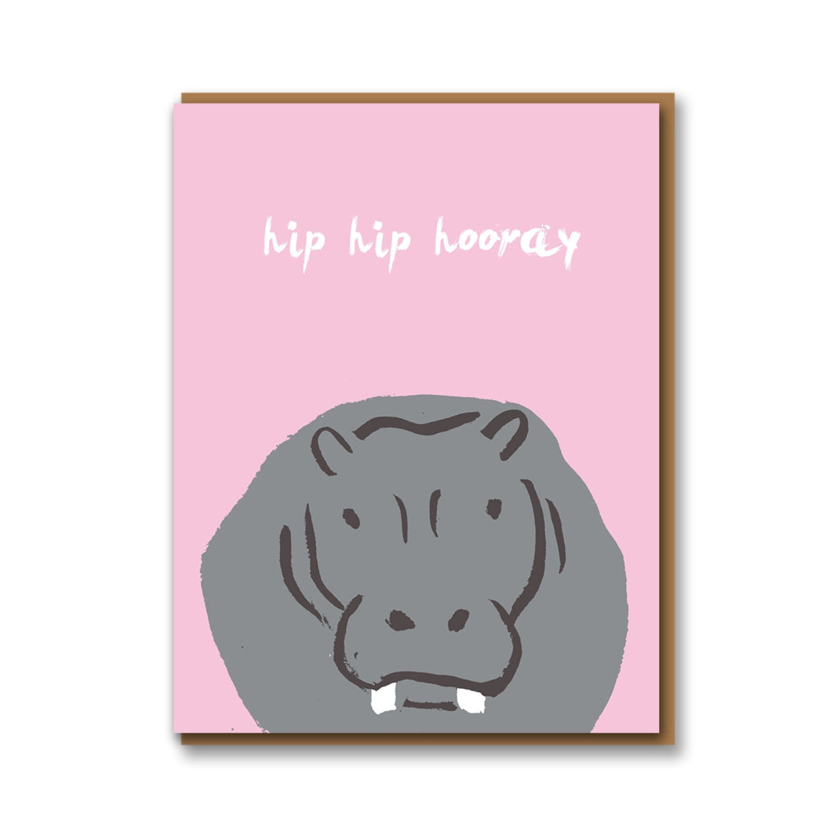 Hippo Card Paper Goods + Party Supplies 1973