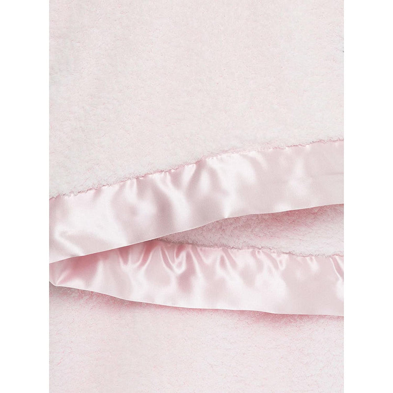 Chenille Solid Baby Blanket - Pink by Little Giraffe