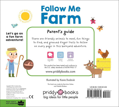 Follow Me Farm - Board Book Books Macmillan   