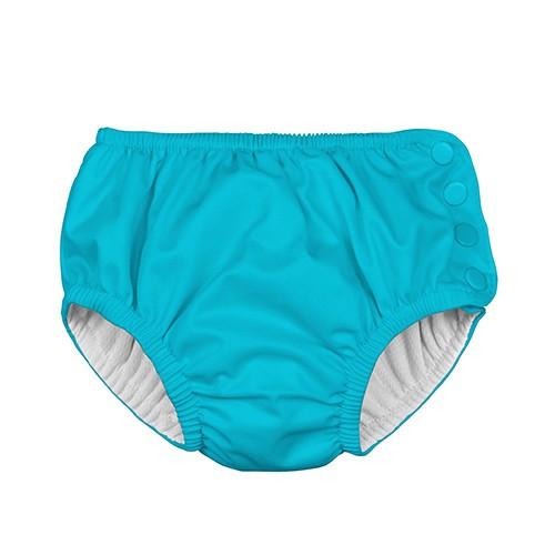 Iplay Snap Reusable Absorbent Swim Diaper- Undersea Blue