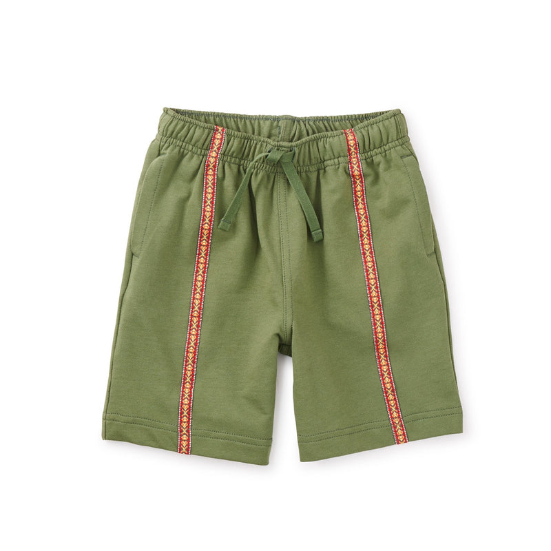 Twill Tape Detail Shorts - Stem by Tea Collection FINAL SALE