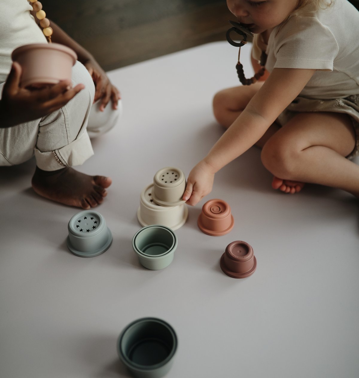 Stacking Cups by Mushie & Co Toys Mushie & Co