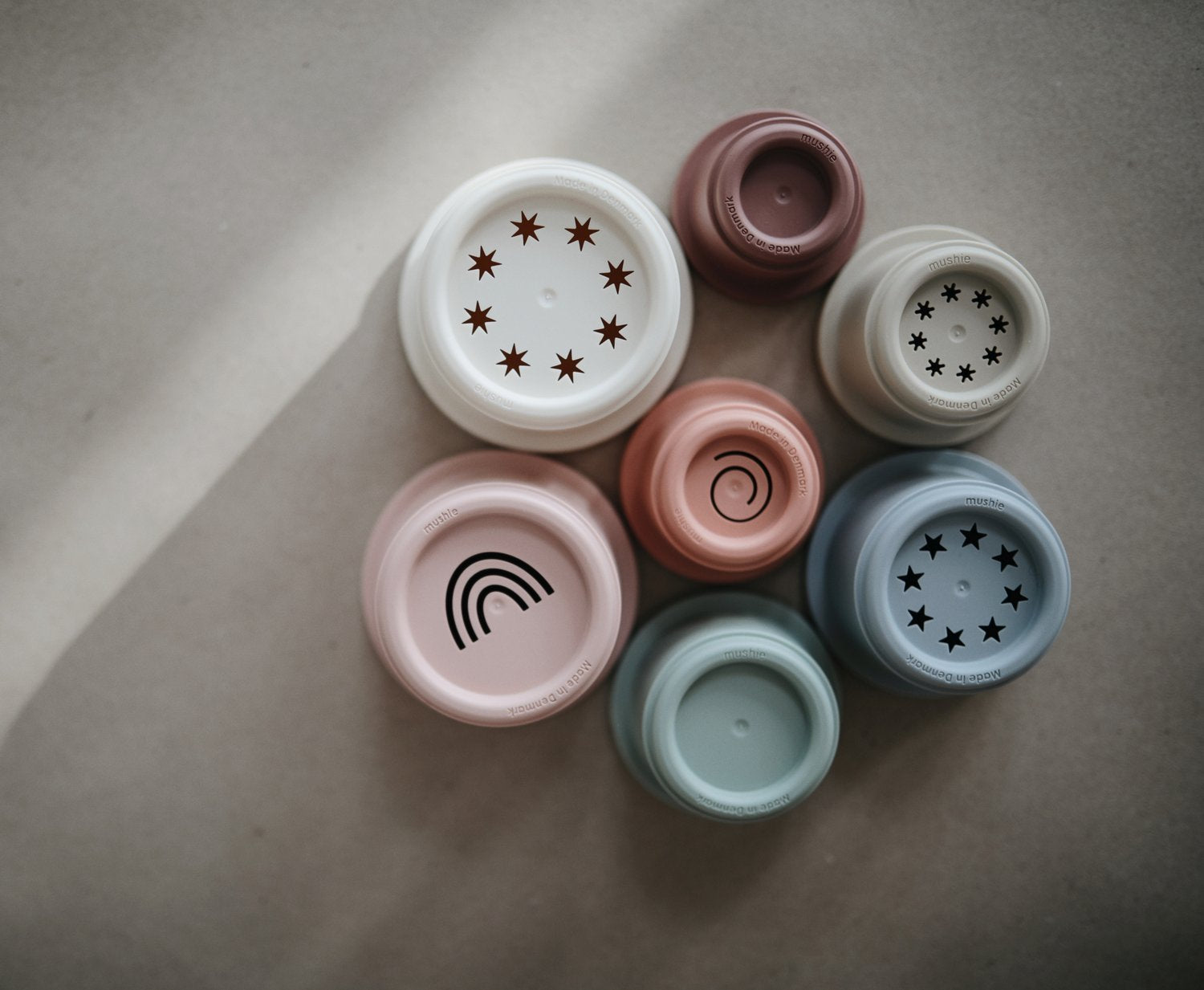 Stacking Cups by Mushie & Co Toys Mushie & Co