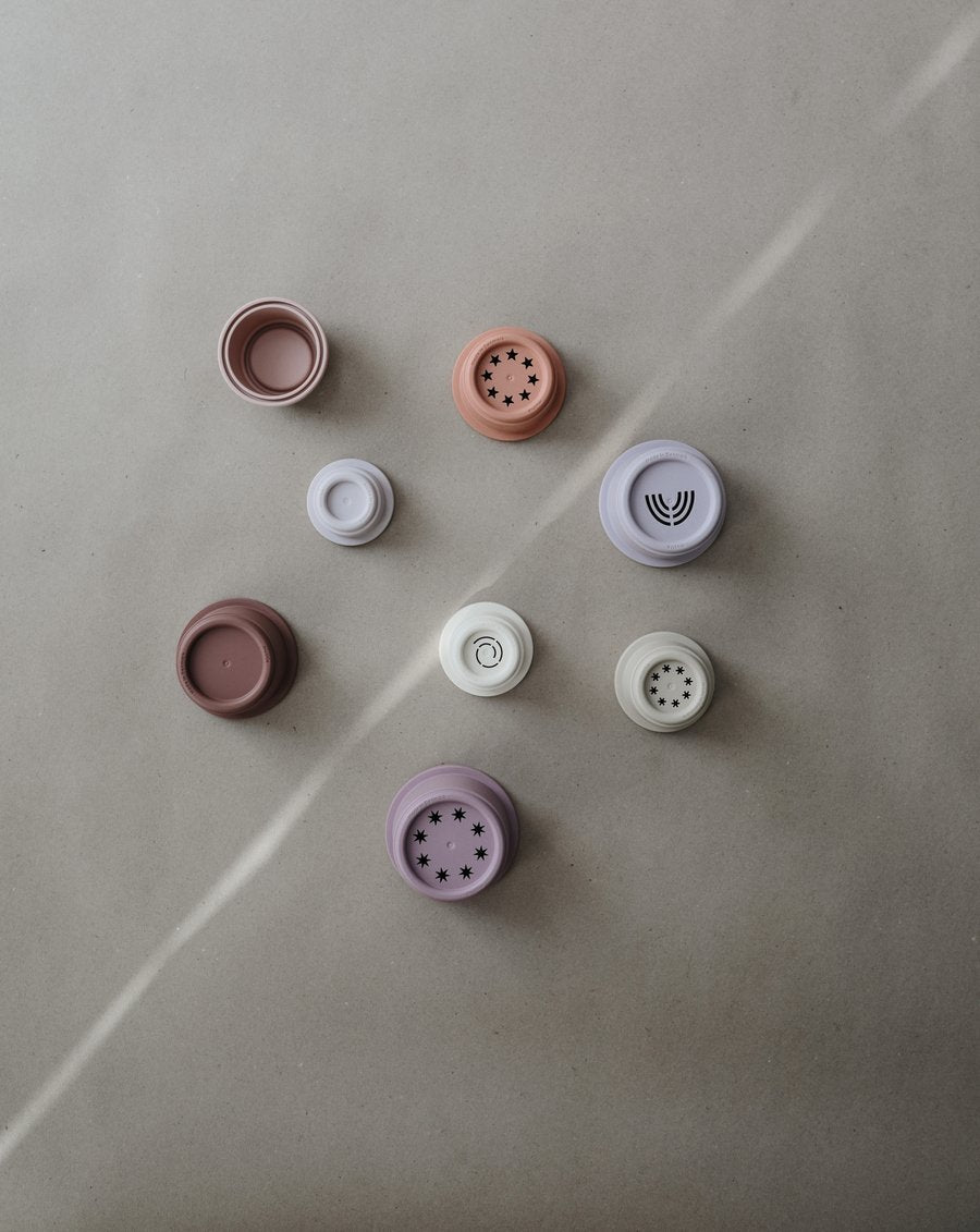 Stacking Cups by Mushie & Co Toys Mushie & Co