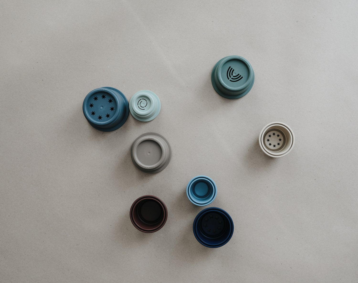 Stacking Cups by Mushie & Co Toys Mushie & Co