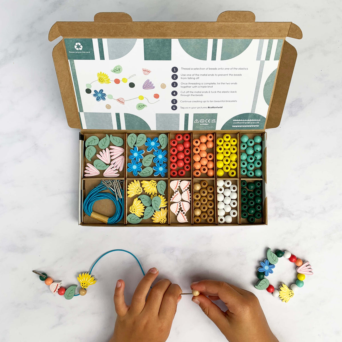 Wildflower Bracelet Making Kit by Cotton Twist Toys Cotton Twist