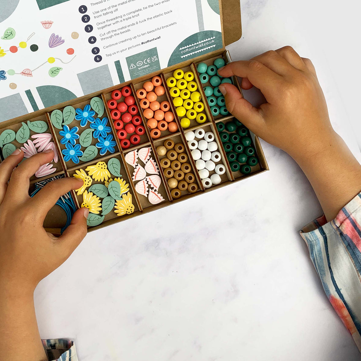Wildflower Bracelet Making Kit by Cotton Twist Toys Cotton Twist